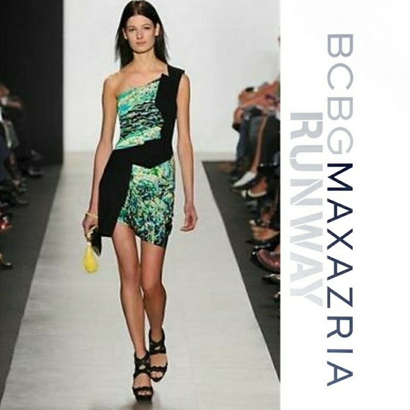BCBGMaxAzria Dresses & Skirts - NWT BCBGMAXAZRIA Runway Asymetrical Dress Sz 4